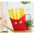 thumbnail image 3 of Set de cojines de peluche JPORSHU Hamburguesa y papas fritas 30 cm, 3 of 5