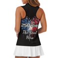 thumbnail image 5 of HUIACONG 4th Of July Firework Print Womens Golf Shirt, Sleeveless Sleeveless Golf Shirts Skin Friendly Trendy Tennis Shirts Stretchy, 5 of 7