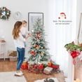 thumbnail image 4 of Gymax 6 FT Artificial Christmas Tree w/820 PE PVC Branch Tips & 250 LED Lights, 4 of 10