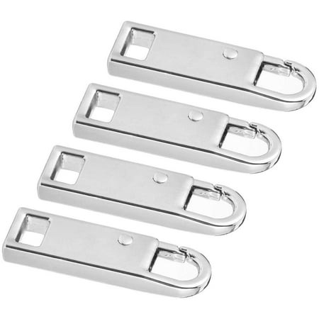 5pcs Zipper Pull Tab Replacement Metal Zipper Handle Mend Fixer