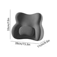 thumbnail image 3 of Back & Lumbar-fitted Chair Cushion, Soft Comfortable Breathable Slow-rebound Memory Foam Seat Pad, for Home / Office / Student Dormitory / Classroom Chairs, 3 of 6