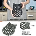 thumbnail image 5 of Sungmor Cast Iron Trivet - Rustproof Lovely Owl Shaped Black Trivet - Decorative Large Metal Trivet Stands Holder for Hot Pans Pots Dishes or Teapot - Great Home Kitchen Dinning Table Decor, 5 of 7
