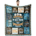 thumbnail image 1 of LHSHID Dad Gifts from Daughter Dad Birthday Gift Gifts for Dad Blanket Dad Gifts from Son Best Dad Ever Gifts Christmas Dad Gifts Fathers Day Dad Gifts Ideas Dads Gifts To My Dad Blanket 60x80in, 1 of 5