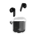 thumbnail image 1 of Auriculares Nuevo Comparto Transparente de Cuatro Colores TM90 Bajo Consumo de Energía Pantalla Digital In-Ear Auriculares Negro Negro, 1 of 7