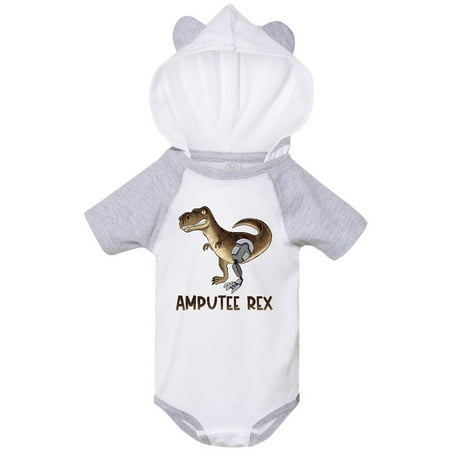 

Inktastic Limb Loss Awareness Amputee Rex with Prosthetic Leg Gift Baby Boy or Baby Girl Bodysuit