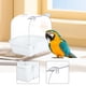 thumbnail image 5 of Jaula para pájaros, ducha para loros, comedero, zona de juegos para loros Blanco, 5 of 8