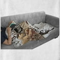 thumbnail image 5 of Rock and Roll Soft Flannel Fleece Throw Blanket, Close Scene of a Man Playing His Guitar, Cozy Plush for Indoor and Outdoor Use, 50" x 60", White Multicolor, by Ambesonne, 5 of 5