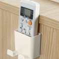 thumbnail image 2 of Soporte multifuncional para teléfono para oficina en casa, caja de almacenamiento autoadhesiva, diseño que ahorra espacio con soporte de carga compatible, fácil instalación para beige 3 piezas, 2 of 5
