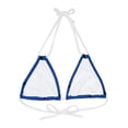 thumbnail image 2 of Effete Feline Claw Marks Scratch Strappy Triangle Bikini Top (AOP), 2 of 4