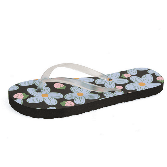 CHICVOMEY Comfortable Sandals for Women Printed Flip Flops with Soft Straps for All-Day Wear
