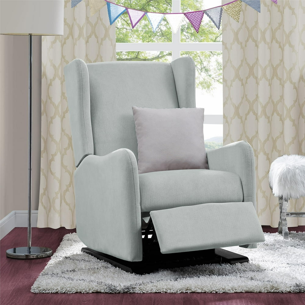 Baby Relax Rylee Tall Wingback Glider Recliner Chair