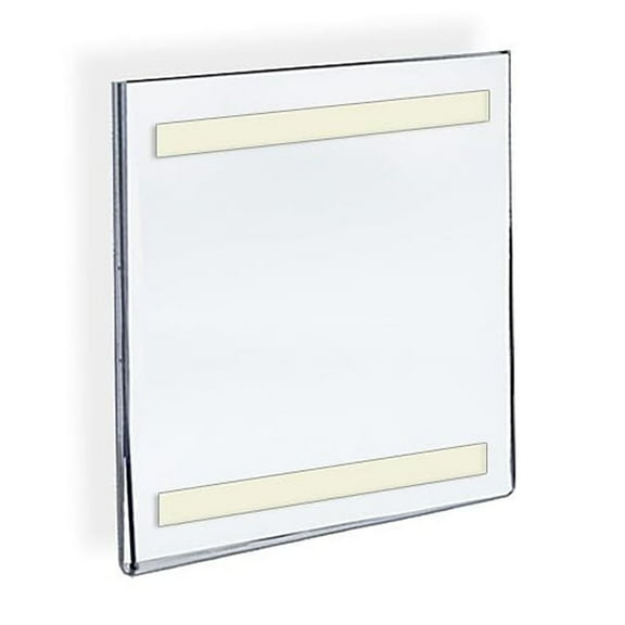 Azar 122027 5"W x 7"H Acrylic Sign Holder with Adhesive Tape , 10Pack