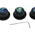 thumbnail image 3 of Guitar Control Knobs Volumn Inlaid Shell Compatible for Electric Guitar / Bass Black, 3 of 8