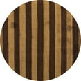 thumbnail image 1 of Ahgly Company Indoor Round Oriental Brown Modern Area Rugs, 3' Round, 1 of 4