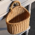 thumbnail image 4 of Bxaolu Elegant Boho Farmhouse Hanging Basket for Wall Hanging Wicker Wall Baskets for Storage, Decor, Space-Saving Rattan Door Basket for Kitchen, Bathroom, Bedroom, Living Room Organization, 4 of 6