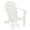 White, variant on YYAo Folding Chair, Outdoor Lawn Chair,Acacia Wood Lounge Patio Adirondack Chair with Inclined Seat-Gray