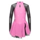 thumbnail image 5 of Niños Niñas gimnasia patinaje artístico Ballet traje de baile lírico malla transparente manga larga vestido brillante con diamantes de imitación Ropa de baile, 5 of 5