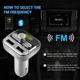 thumbnail image 5 of RHEA- Wireless Handsfree Car Kit Fm Transmitter Mp3 Player Dual Usb Charger Us, 5 of 6