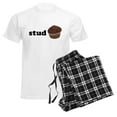 thumbnail image 6 of CafePress - Stud Muffin Men's Light Pajamas - Men's Light Loose Fit Cotton Pajama Set, 6 of 7