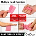 thumbnail image 6 of CanDo Hand Therapy Blocks, Extra-Soft (Yellow), Pack of 32, 6 of 7