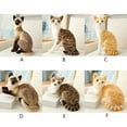 thumbnail image 2 of Home Decoration Gift Siamese Cat Orange Cat Plush Stuffed Doll Pillow Simulation Doll Plush Toys Simulation Cat Toy C-20CM, 2 of 8