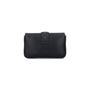 Pinko Womens Love One Mini Crossbody Bag Black