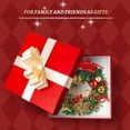 thumbnail image 5 of 12 Inch Christmas Wreath, Outdoor Lighted Christmas Wreath for Front Door, Xmas Wreath for Holiday Christmas Party Decorations, 5 of 11