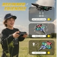 thumbnail image 3 of Eoyeskido Foam Drone RC Airplane for Kids and Beginners, Remote Control Plane Fighter Jet with Light, Auto Hovering, 360° Flip and 2 Batteries (15 Mins), 3 of 9