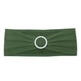 thumbnail image 4 of MDS Pack of 50 Spandex Chair Sashes Bow Ties With Buckle for Wedding - Olive Green, 4 of 7