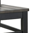 thumbnail image 5 of Steve Silver Raven Noir Two-Tone Ebony and Driftwood 6-Piece Dining Set, 5 of 12