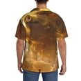 thumbnail image 3 of Kdxio Men's Hawaiian Shirt for Men Short Sleeve Shirt Golden Pig Cloud Fantasy Summer Casual Holiday Beach Button Down T-Shirts, 3 of 5