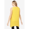 thumbnail image 2 of Woman Within Plus Size Sleeveless Hanky Hem Tunic, 2 of 5