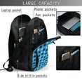 thumbnail image 4 of Fotbe Bowling Balls Mochila con Estampado y Puerto USB para Hombre y Mujer, Mochila Antirrobo, Mochila de Viaje, Mochila Escolar, Mochila Universitaria, 4 of 7