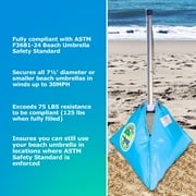 Ultra Beach Umbrella Base (Compliant with The ASTM F3681-24 Beach Umbrella Safety Standard)