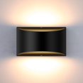 thumbnail image 1 of Iluminación LED ajustable Lámpara de pared negra 7W Lámpara de pared moderna Up Down Apliques de pared Luz decorativa de aluminio, blanco cálido JAMW Sencillez, 1 of 5