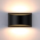 thumbnail image 1 of Iluminación LED ajustable Lámpara de pared negra Lámpara de pared moderna de 7 W Apliques de pared de aluminio Luz decorativa, blanco cálido, 1 of 5