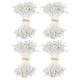 thumbnail image 1 of Uxcell 600-Pack Estambres de Flores para Manualidades, Pistilo Floral Artificial de Perlas Dobles de 5 mm para Hacer DIY [Blanco Crema], 1 of 6