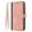 Pink, variant on SHANJIGUANG for iPhone 17 Pro Max Wallet Case,Card Holder Wrist Strap Folio Flip Kickstand Magnetic Clasp Protective Phone Cover