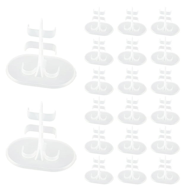 unbranded 20pcs Action Figures Accessories Display Support Leg Holder Assorted Color for Shelf Display