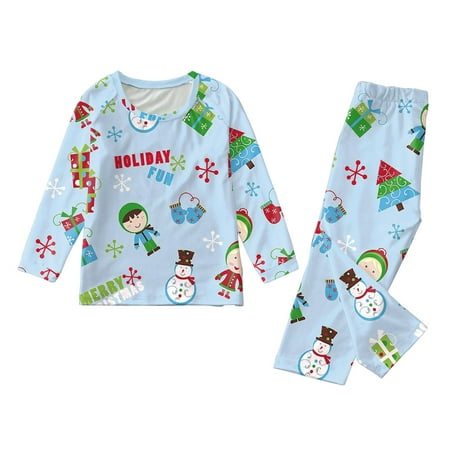 

Christmas Family Clothing Pajamas Sets Childrens