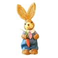 thumbnail image 4 of Figura de paja Sunnimix paquete de material de bricolaje estatua de conejo decoración de Pascua Estilo D, 4 of 8