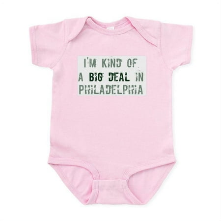 

CafePress - Big Deal In Philadelphia Infant Bodysuit - Baby Light Bodysuit Size Newborn - 24 Months