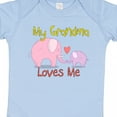 thumbnail image 4 of Inktastic My Grandma Loves Me Boys or Girls Baby Bodysuit, 4 of 5