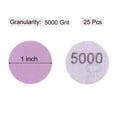 thumbnail image 2 of Unique Bargains 25 Pack 1-Inch Purple Sanding Discs 5000 Grits Hook & Loop Professional Aluminum Oxide Sandpaper Mini Size, 2 of 5