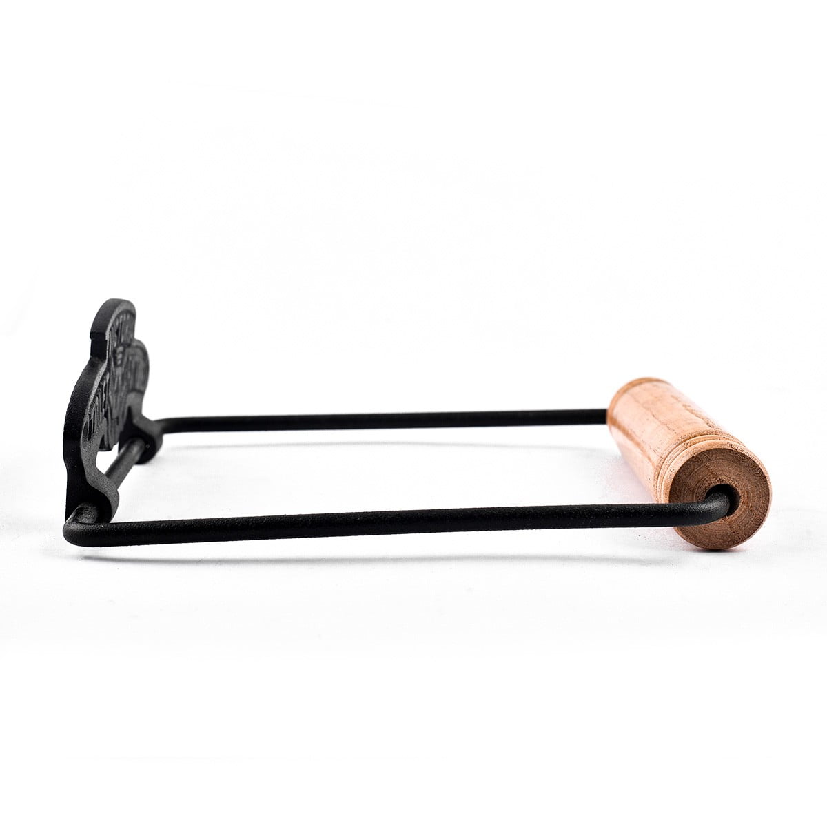 Renovators Supply Toilet Paper Holder Stand Wall Mount 7.9"Black Aluminum Toilet Paper Roll Holder w/Screws