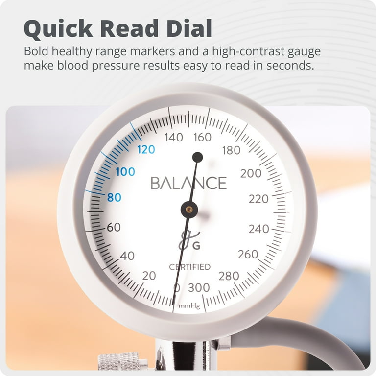 Greater Goods Sphygmomanometer, Latex-Free Manual Blood