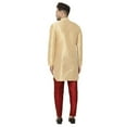 thumbnail image 6 of Men's Handmade Silk Blend Festive Kurta with Bottom..., 6 of 7