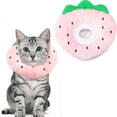 thumbnail image 1 of Colliers de Haricots pour Chats Chiens Collier de Protection Confortable Ajustable Collier de Postopératoire Rcupration Protection Anti-morsure (f, 1 of 5