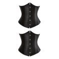thumbnail image 2 of maskred Vêtements de Forme Corset à Lacets pour Femmes et Confortable Noir M 2Set, 2 of 6