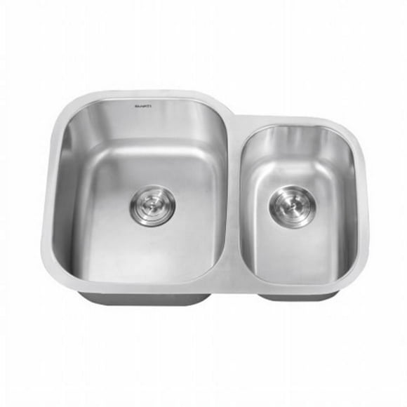 Ruvati RVM4500 Undermount 16 Gauge 29 in. Kitchen Sink Double Bowl